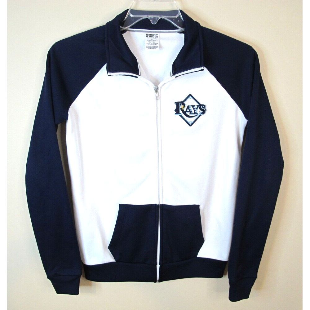 Pink Victoria's Secret‎ With 5th & Ocean Tampa Rays Track Jacket Women's XS